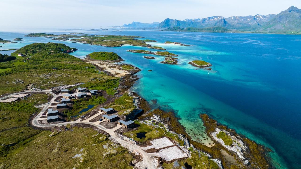 New Luxury Cabin Near Henningsvaer Lofoten Kleppstad Exterior photo