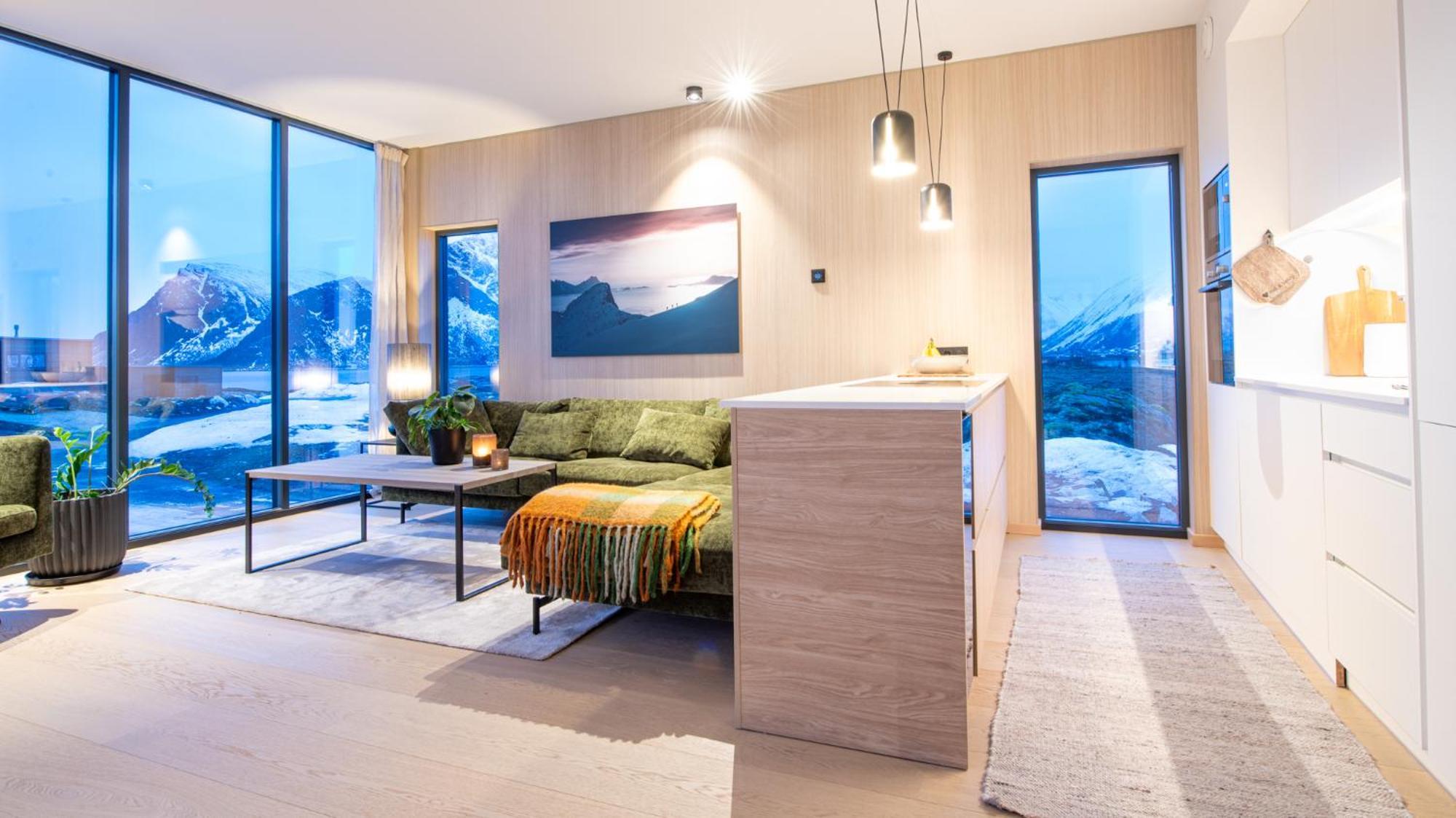 New Luxury Cabin Near Henningsvaer Lofoten Kleppstad Exterior photo