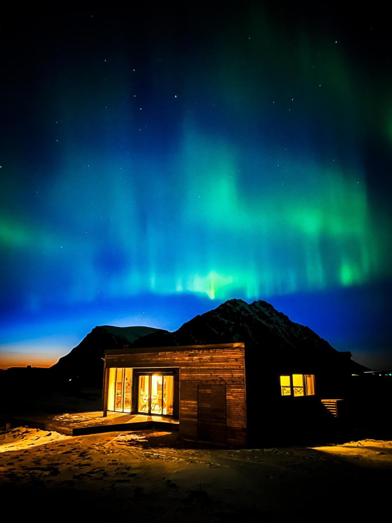 New Luxury Cabin Near Henningsvaer Lofoten Kleppstad Exterior photo